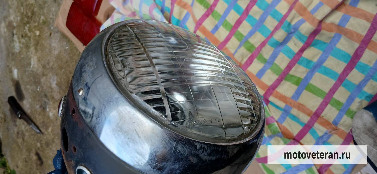 Ободок фары + стекло + отражатель на мотоцикл ИЖ Планета-2 Юпитер-2 фото