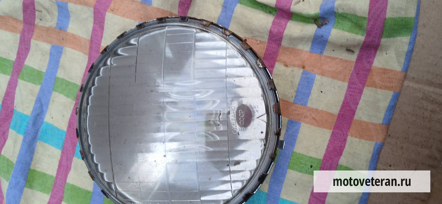 Стекло фары с отражателем на мотоцикл ИЖ Планета-2 Юпитер-2 фото