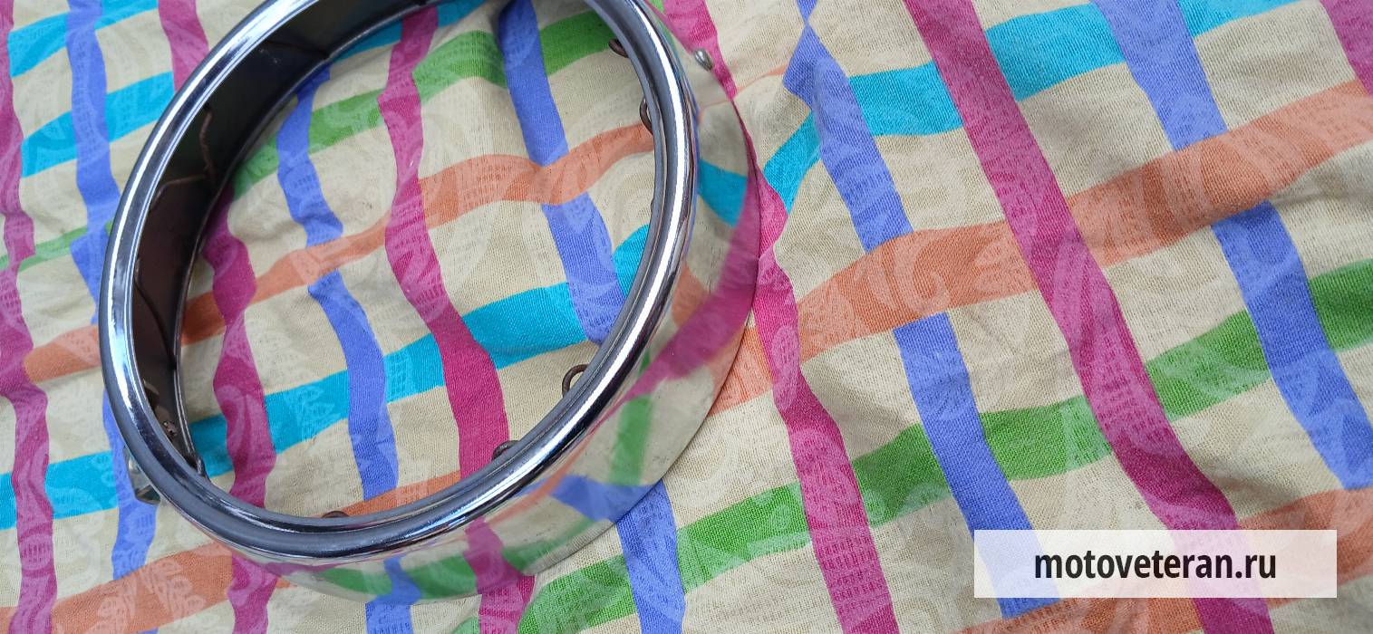 Ободок фары (новый СССР) на мотоцикл ИЖ Планета-2 Юпитер-2 фото