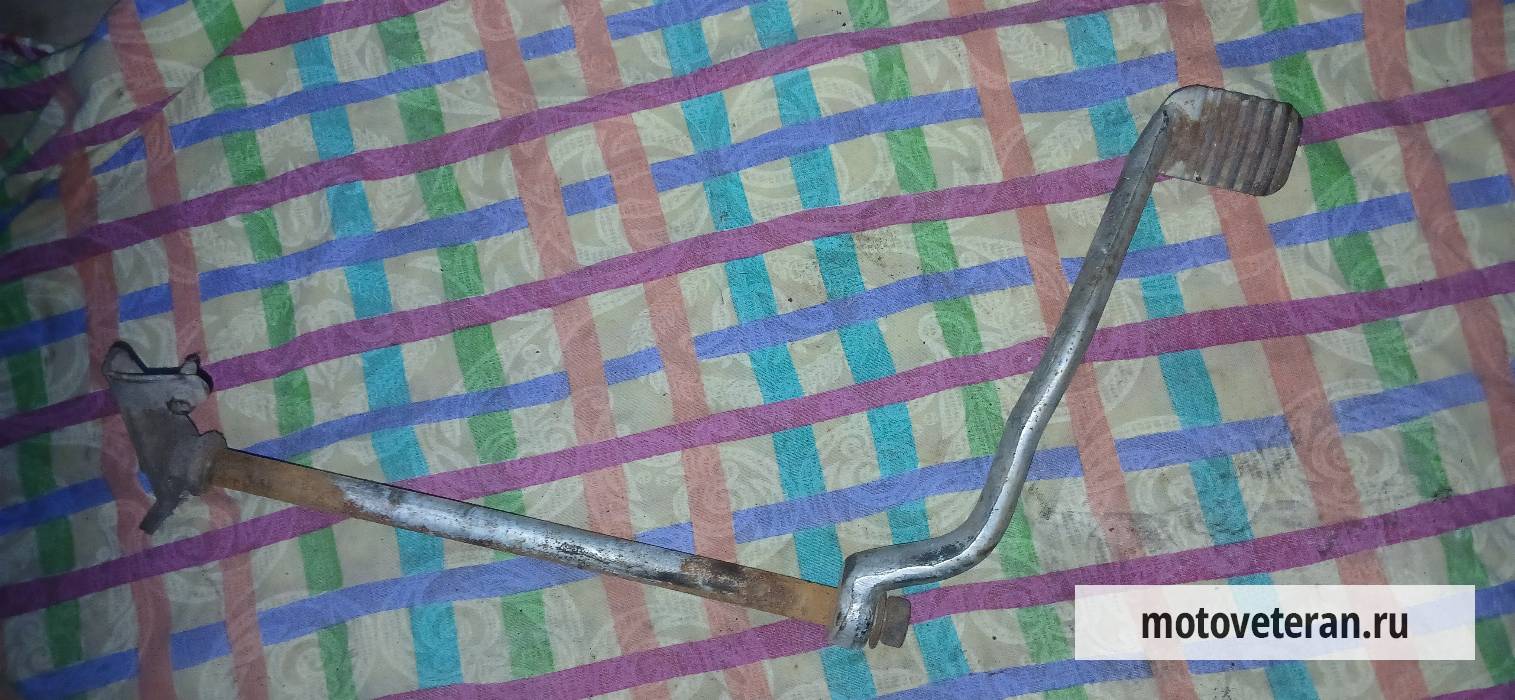 Тормозная педалька в сборе на мотоцикл Ява 638 фото